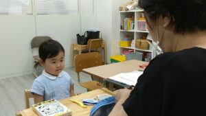 幼稚園受験 指導風景