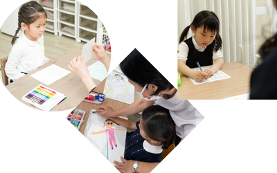 白百合学園小学校受験クラス指導風景